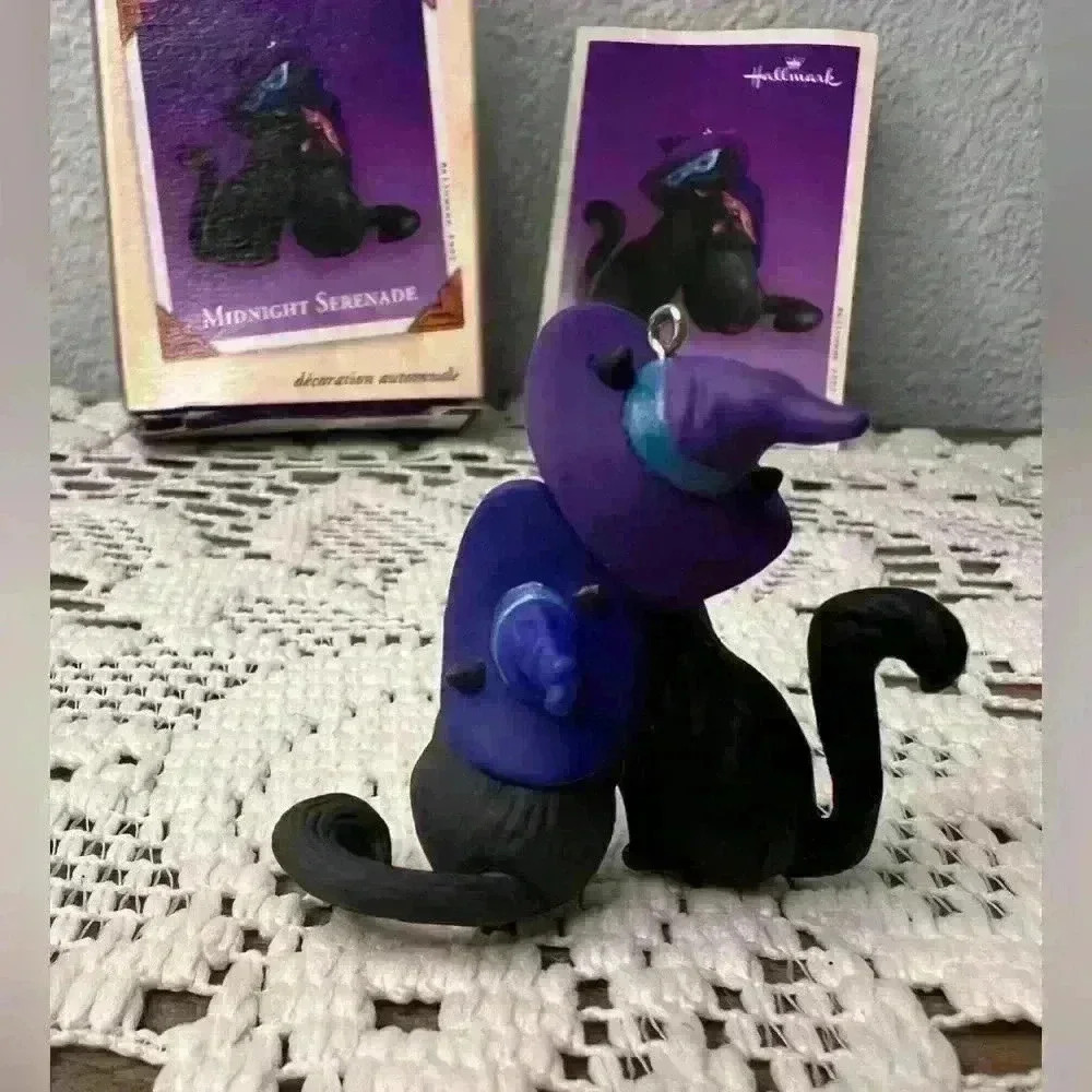 HALLMARK KEEPSAKE ORNAMENT 2003 HALLOWEEN MIDNIGHT SERENADE FOR HAUNTED HOUSE - Picture 5 of 6